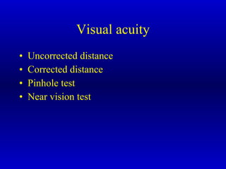Lecture4 subjective and objective eye exam | PPT