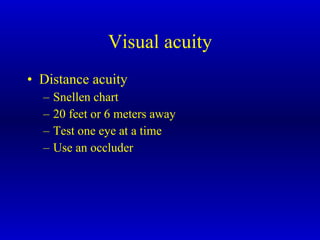Lecture4 subjective and objective eye exam | PPT