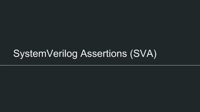 An Overview of SystemVerilog for Design and Verification | PDF