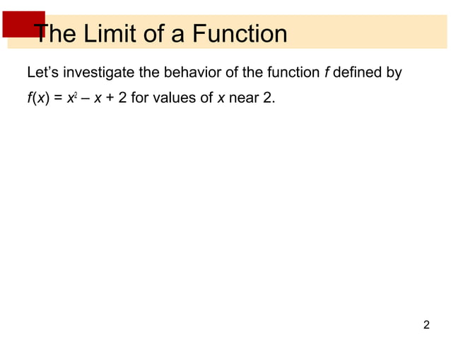 Lecture 4 the limit of a function | PPT