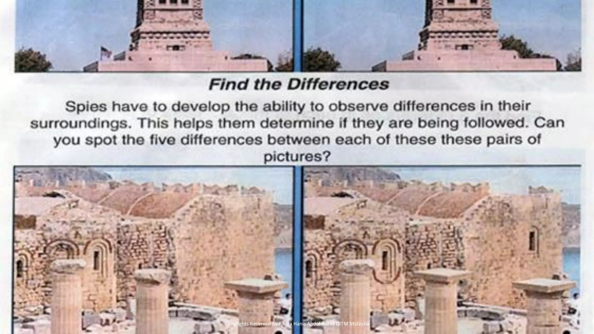 Copyrights Reserved by Fariza Hanis Abdul Razak UiTM Malaysia
 