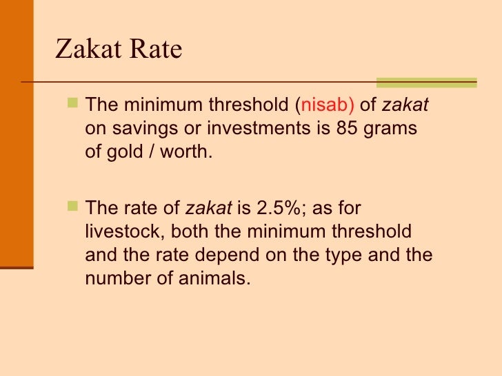 types of zakat and calculation