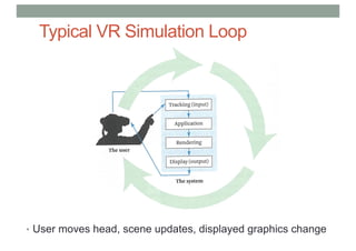 Lecture 4: VR Systems