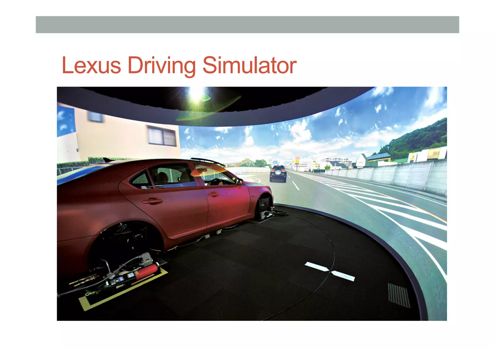 Lexus Driving Simulator
 