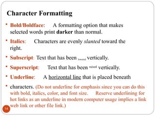 Lecture 4 - Word Processing.pptxuihihliiu | PPTX