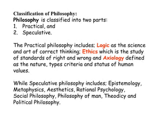 Lecture # 4 (11.02.2017) philosphical view about logic | PPT