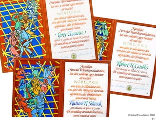 © Nobel Foundation 2005
31
 