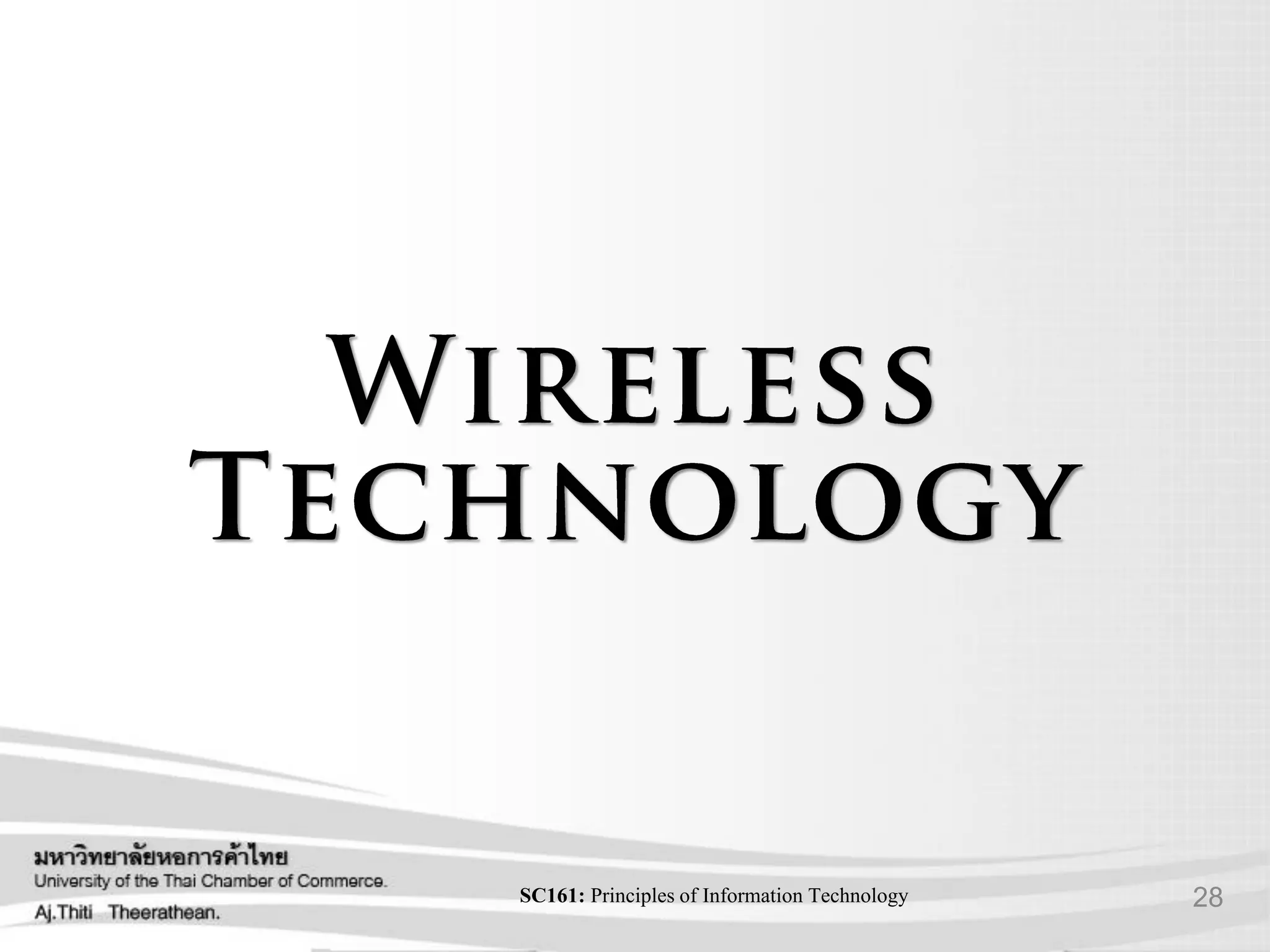 28SC161: Principlesof Information Technology
 