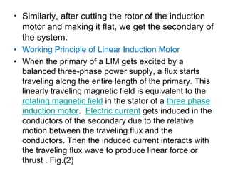 Comprehensive Overview of Linear Induction Motors: Design, Operation ...