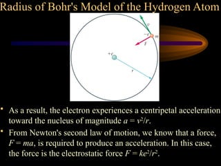 Lecture #43 Bohr's atomic model presentation | PPTX