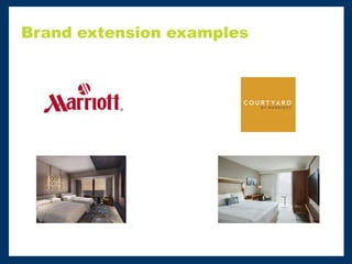 Brand extension examples
 