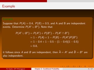 Lecture 4,5 slide about probability and statistics | PDF
