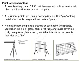 Lecture 48 Plot and Plotless Sampling techniques for habitat ...