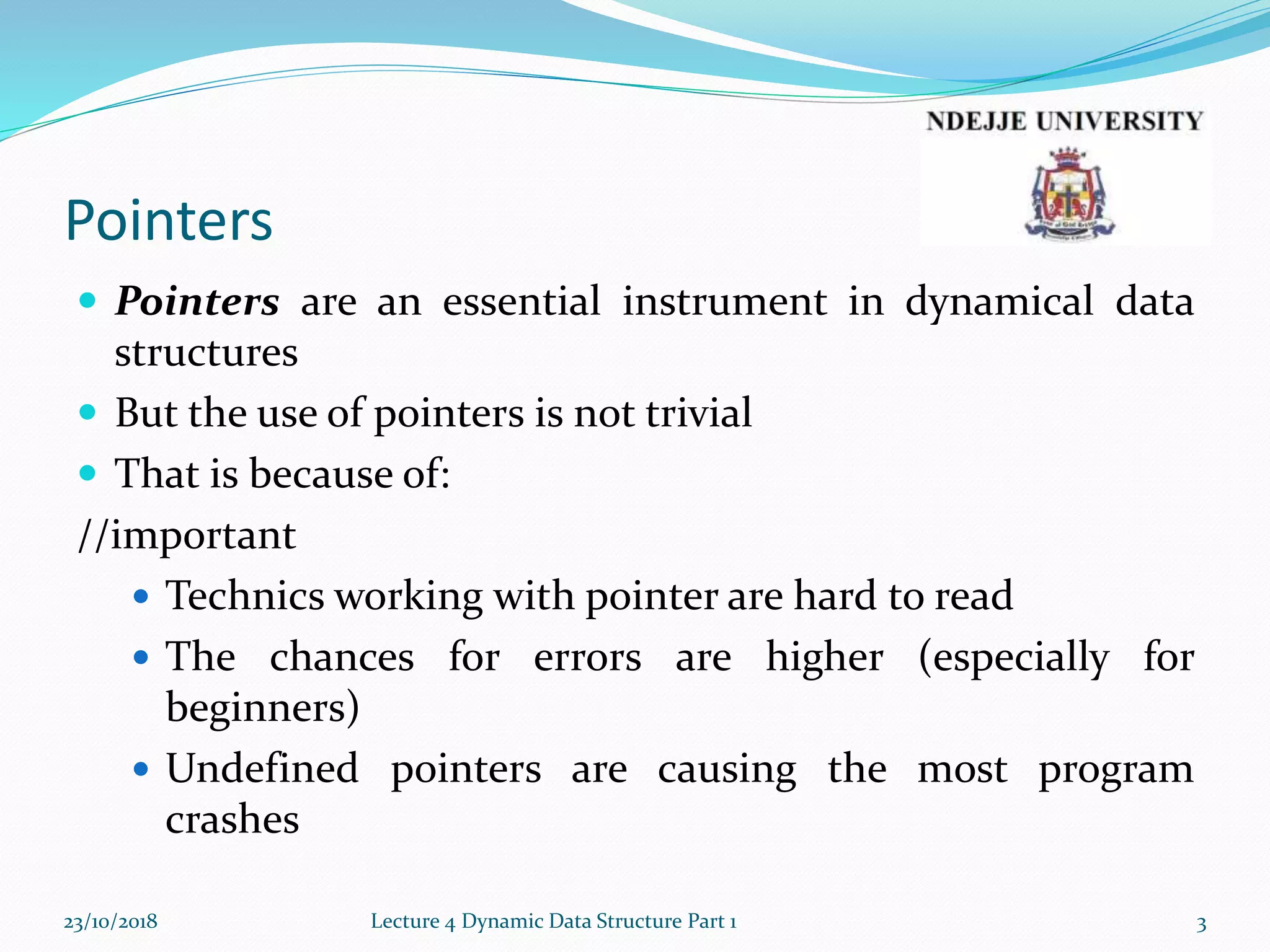 Lecture4a dynamic data_structure | PPT