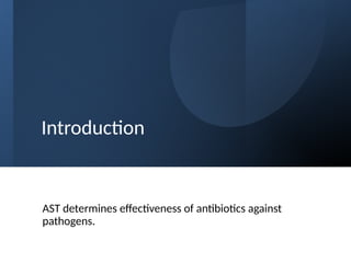 Comprehensive Overview of Antimicrobial Susceptibility Testing (AST ...