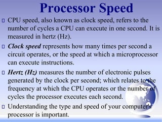 Computer Speed Hz Lecture 4b - Computer Elements_ Processing unit & memory.pdf