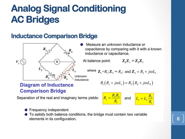 Lecture 4 b signalconditioning_ac bridge | PDF | Physics | Science