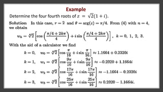 Lecture # 4 (Complex Numbers).pdf deep learning | PDF