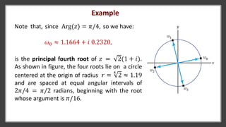 Lecture # 4 (Complex Numbers).pdf deep learning | PDF