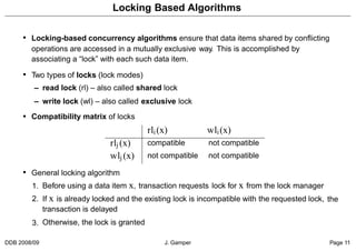 Lecture 4 DDBS.pdf concurrency control managment | PDF