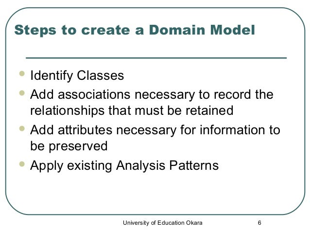 Domain object model
