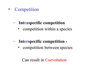 Competition Coevolution Lecture4_GLY102.ppt ecological niche ppt | PPT