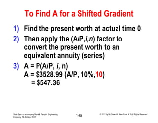 Gradient Interest Lecture # 4 gradients factors and nominal and effective interest rates ...