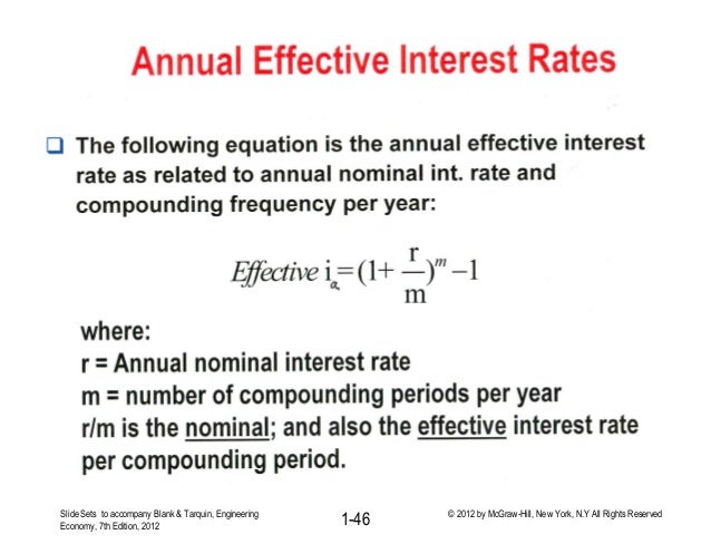 annual interest rate formula