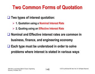 Lecture # 4 gradients factors and nominal and effective interest rates ...