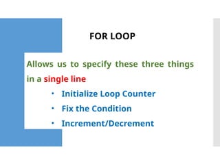 Comprehensive Guide to Loops in C++ Programming | PPTX