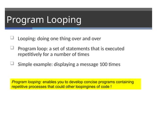 Comprehensive Guide to Loops in C++ Programming | PPTX