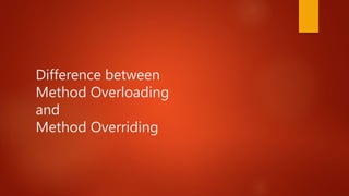 Lecture4_Method_overloading power point presentaion | PPT