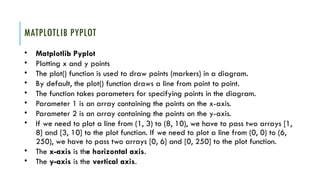 Comprehensive Guide to NumPy and Matplotlib for Machine Learning | PPTX