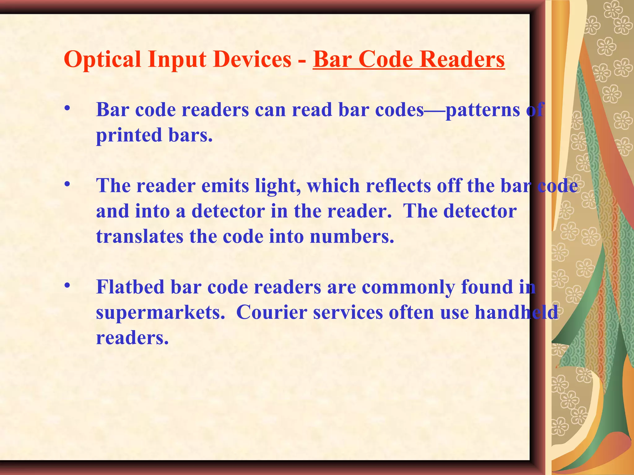 Multimedia Input Devices | PPT