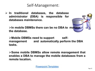 Lecture 4 mobile database system | PPT