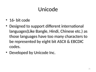 Comprehensive Lecture on Number Systems, Character Encoding, and Gray ...