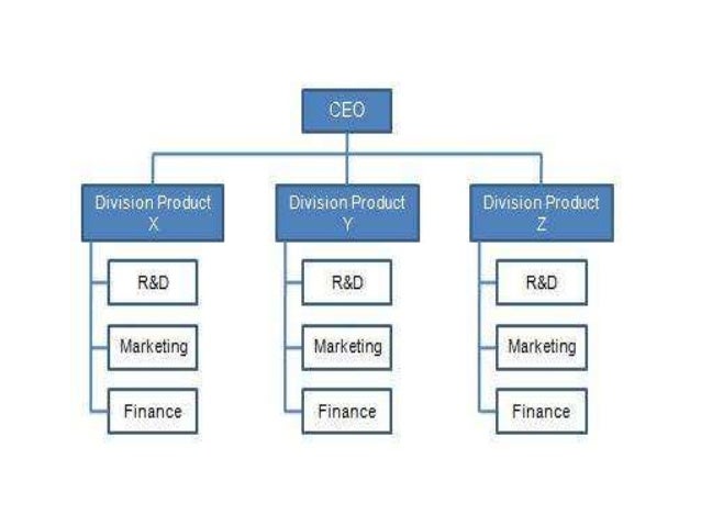  divisional structure organization chart different types of 