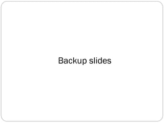 Backup slides
 
