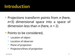 Projector In Math Lecture # 4 Projections of all types.ppt