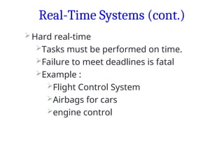 Comprehensive Overview of Real-Time Systems and Scheduling in Embedded ...