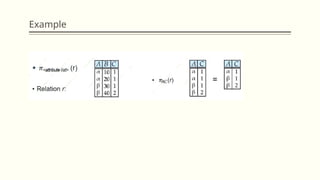 lecture 4 Relational Algebra my sql work | PPTX