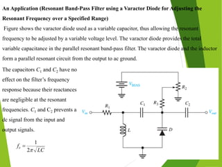 Varactor Interdigital Filter Special Diodes zener, led, photodiode and varactors | PDF