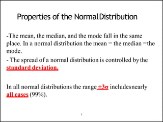 Lecture 4 The Normal Distribution.pptx