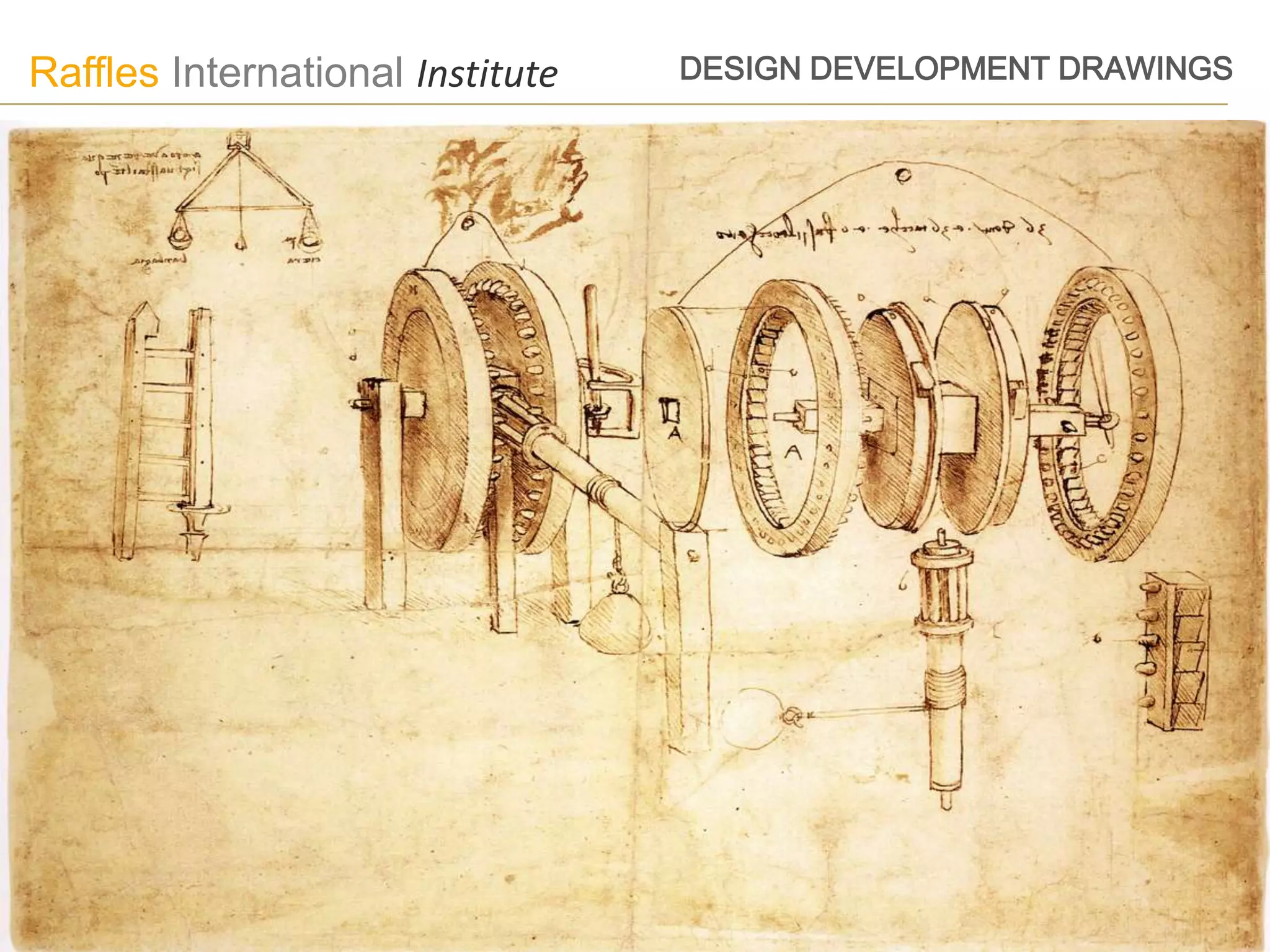 Raffles International Institute   DESIGN DEVELOPMENT DRAWINGS
 