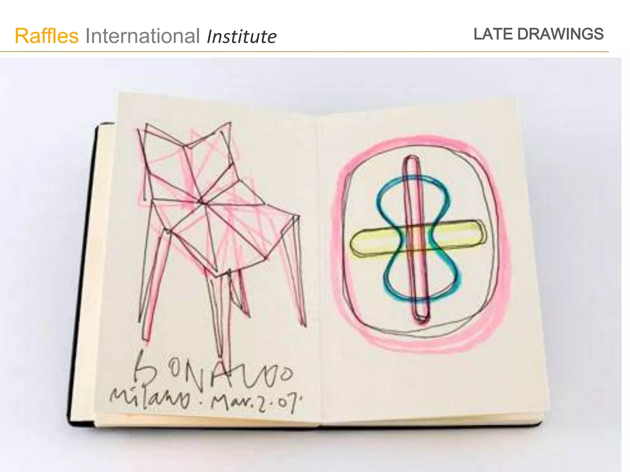 Raffles International Institute   LATE DRAWINGS
 