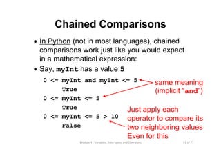 Lecture 4 variables data types and operators | PPT