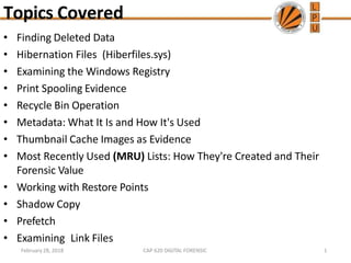 Lecture4 Windows System Artifacts.pptx