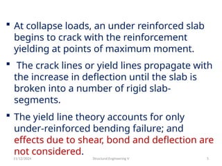 Yiled Line Panel Failure Pattern Lecture 4 yield line yield line analysis of slab for civil engineering ...