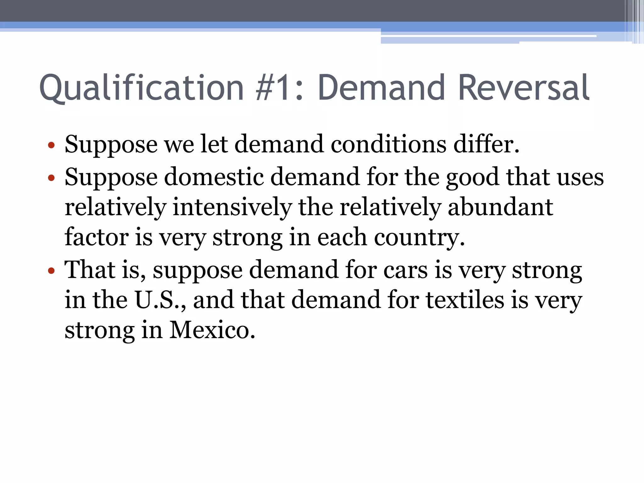 H-O and the Distribution of IncomeAccording to the S-S theorem, if the U.S. is a relatively K-abundant country, who in America should favor free trade?Who in America should favor protectionism?