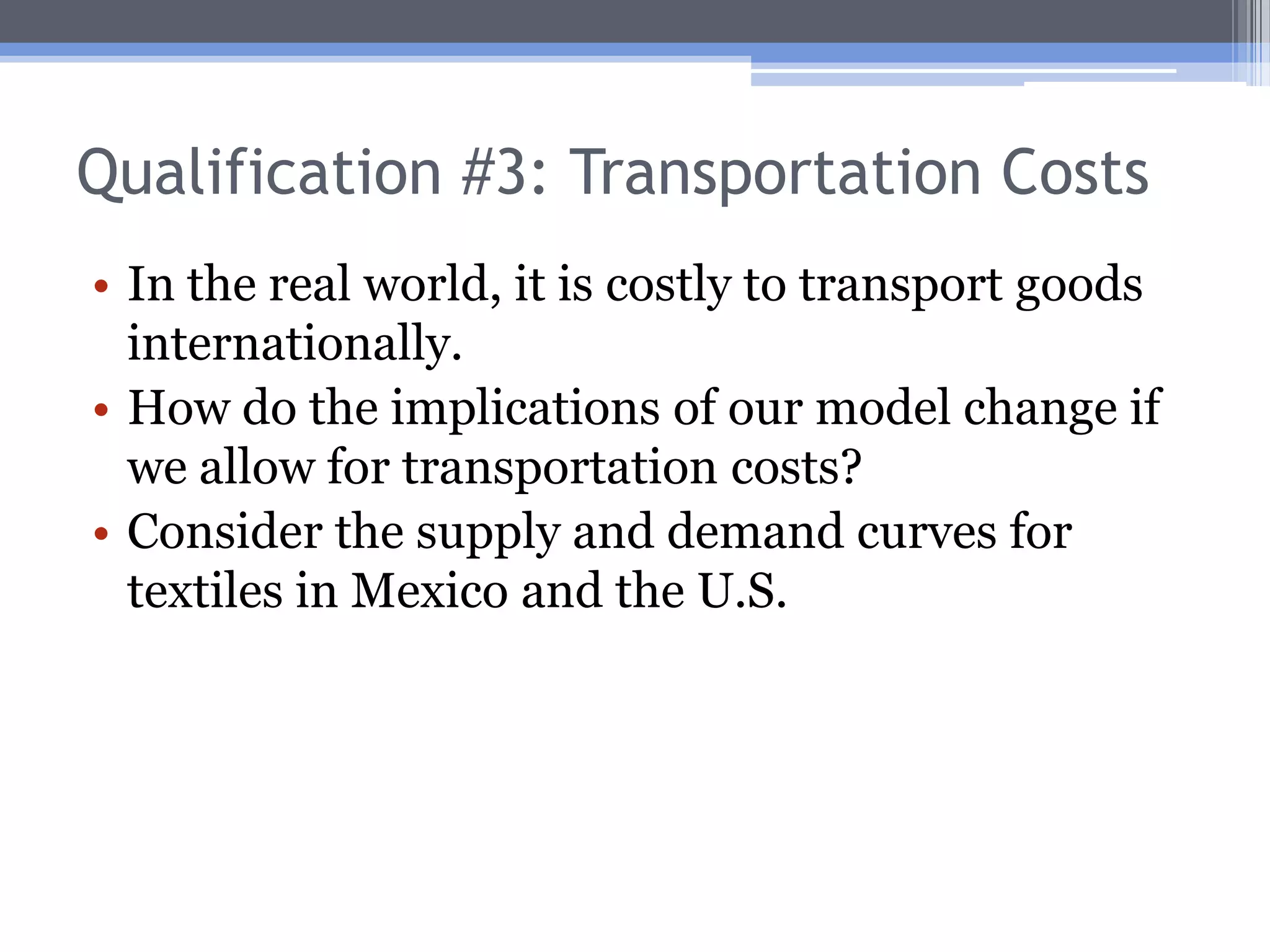 Factor Intensity Reversal: Implications for TradeSuppose France is K-abundant relative to Germany (that is (K/L)France > (K/L)Germany).This means that (w/r) France > (w/r) Germany.Suppose further that there is a FIR: in France, at (w/r ) France apples are produced relatively K-intensively but in Germany at (w/r ) Germany apples are produced in a relatively L-intensive way.